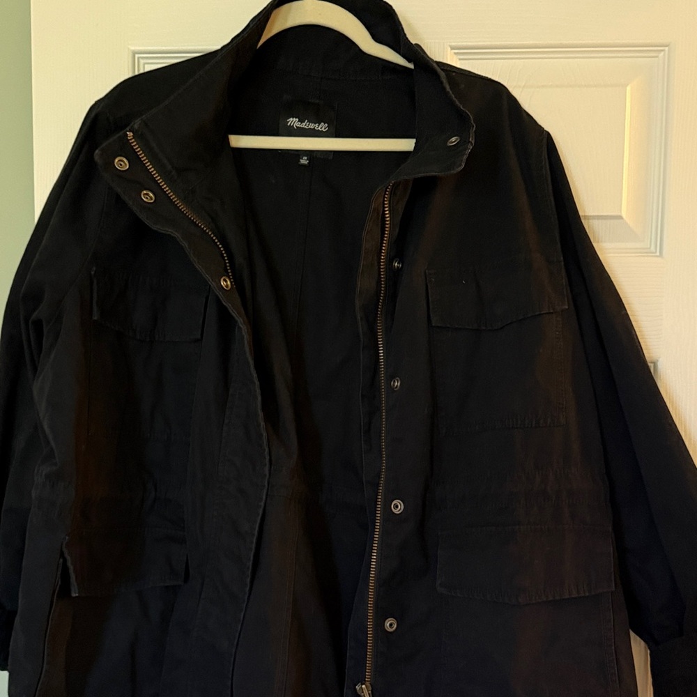Madewell Women’s Black Military Field Jacket